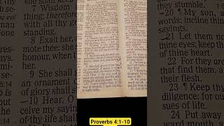 Proverbs 4110 KJV [upl. by Sisak]