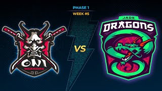 SMITE Pro League Phase 1 Week 5 Oni Warriors vs Jade Dragons [upl. by Ritchie233]