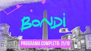 ▶️ PROGRAMACION COMPLETA 2110  BONDI LIVE [upl. by Specht]