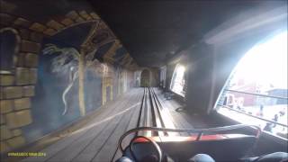 Vienna Wiener Prater  ghost train  Geisterschloss onride 2016 ghost trainhorror trip [upl. by Atlee]