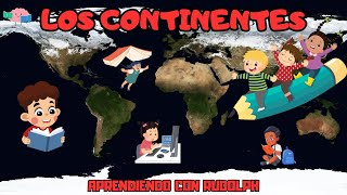 Conoce los continentes del mundo  Video educativo para saber cuales son los continentes educación [upl. by Noeled]