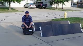 Geneverse HomePower ONE PRO Solar Generator 2 Solar Panels Review [upl. by Adanama]