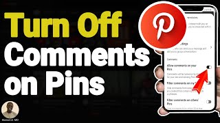 How to Disable Comments on Your Pinterest Pins  Full Guide [upl. by Alfeus328]