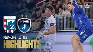 HC Zagreb vs Montpellier HB  Playoffs  EHF Champions League Men 202324 [upl. by Boehike539]