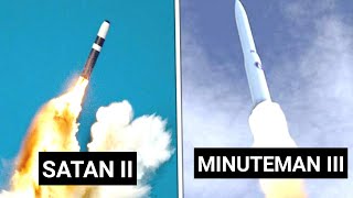 Minuteman III vs SS18 Satan Comparing the Two Destroyers of Life [upl. by Otsedom]