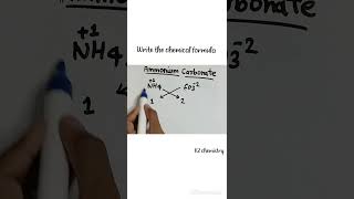 chemical formula of ammonium carbonate l ammonium carbonate formula l [upl. by Anehta400]