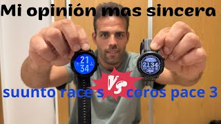 ¿COROS PACE 3 O SUUNTO RACE S   ¿CUAL ME COMPRO [upl. by Elegna]