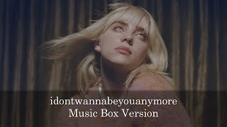 idontwannabeyouanymore  Billie Eilish  Music Box 1 Hour Loop [upl. by Feliks]