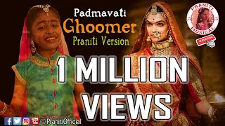 Praniti  Padmaavat Song  GHOOMAR  Deepika Padukone  Shreya Ghoshal [upl. by Norek]