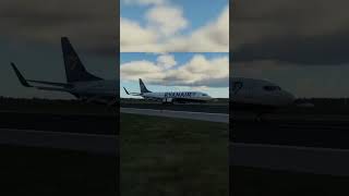 illegal RYANAIR LANDING xplane12 aviation butter [upl. by Lebanna245]