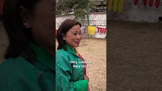 The First Impressions Of The Paro Festival In Bhutan 🇧🇹 shorts [upl. by Castorina]