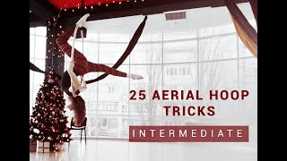 AERIAL HOOP TRICKS  INTERMEDIATE [upl. by Joice539]