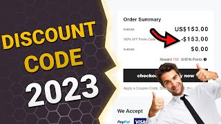 WORKING Shein Discount Code 2023  How To Get Shein Coupon Code 200 On IOSAndroid [upl. by Amii]