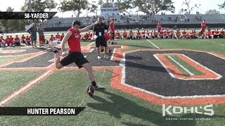 Hunter Pearson  5 Ranked Kicker in America  Class of 2018 [upl. by Carry]