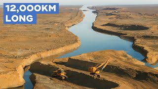 Saudi Arabia Is Building The Worlds Largest Artificial River In The Desert [upl. by Rockie223]