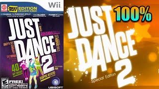 Just Dance 2 83 All 5 Stars 100 Wii Longplay [upl. by Ressler]