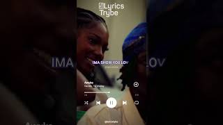 Davido ft YG Marley  Awuke Lyrics lyricstrybe afrobeats [upl. by Algie903]