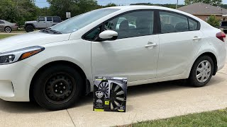 Installing Walmart Hub Caps Wheel Covers [upl. by Enyahc532]