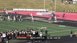 Highlights Millersville Football vs Kutztown November 2 2024 [upl. by Bartley]