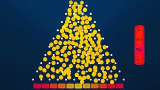 DROPPING 1000 BALLS ON PLINKO low risk strategy [upl. by Haropizt]