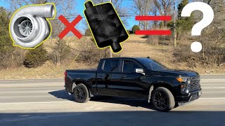 2022 Chevy Silverado 27L Turbo w FLOWMASTER 40 [upl. by Lekcim]