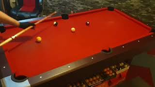 6ft pool table  9 ball break and run 168 [upl. by Tremml]