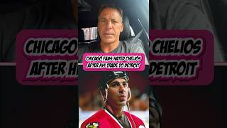 Chris Chelios was getting booed so bad his first game back in Chicago he had to leave mid game [upl. by Llennahc]