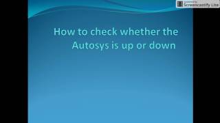 How to check whether the Autosys is up or down  Autosys Tutorial [upl. by Natty882]