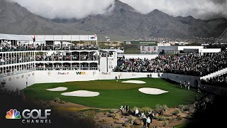 Highlights Best moments from the 16th hole 2024 WM Phoenix Open Round 1  Golf Channel [upl. by Eeliah592]