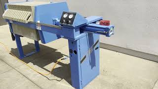 JWI 5 CU AIRHYDRAULIC FILTER PRESS FP2570 [upl. by Fradin]