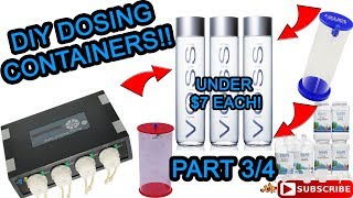 Jebao DP4 Doser DIY CONTAINERS Video 3 of 4 [upl. by Retsub129]