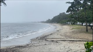 🌧️Ubatuba clima hoje 0406 chuva🌧️☔️ Praia Perequê Açu e Cruzeiro 🏝️ [upl. by Wagner872]