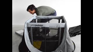 How to set up the Aeromoov Instant travel cot [upl. by Hellene685]