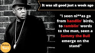 JayZ talks Snitches the Street code  Just Stick 2 The Script [upl. by Ellennoj]