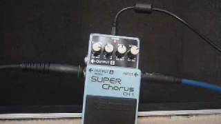 Boss Super Chorus Ch1 Early Analogue Version [upl. by Janeva]