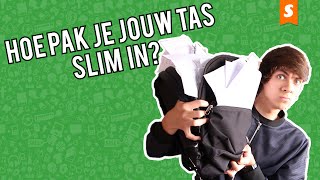 Schoolhacks  Tips voor het slim inpakken van je schooltas [upl. by Atirac]