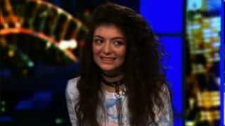 Lorde interview on The Project20131022 [upl. by Cybill]