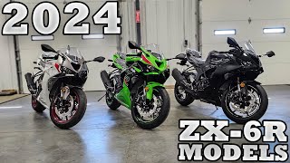 The 2024 Kawasaki Ninja ZX6R New Colors [upl. by Nosnor]