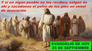 El Evangelio de Hoy 25 de septiembre Una misión de Fe [upl. by Enileuqaj]