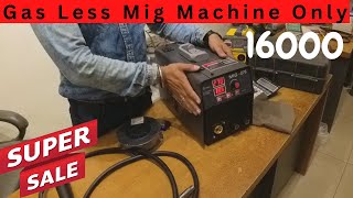 Gasless Mig Machine  Portable Mig Welding  flux core welding  mig welding for beginners [upl. by Ardnaeed]