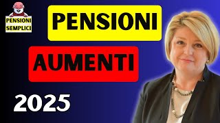 🟨 PENSIONI AUMENTI 2025❗️ NOVITA IRPEF APE SOCIALE OPZIONE DONNA QUOTA 103❗️ [upl. by Eylhsa]