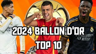 2024 Ballon dor Power Rankings After Nominee Revealed [upl. by Shayna]