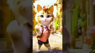 Cute Cat Dance 😎😎 trending trendingshorts viralshorts [upl. by Vivianne]