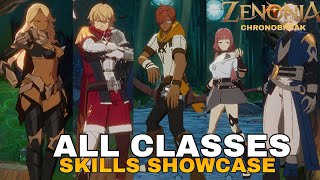 Zenonia chronobreak All Classes Skills Showcase  New MMORPG [upl. by Llenyt]