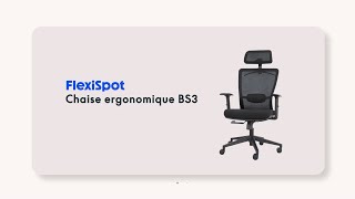 Flexispot Chaise ergonomique BS3 [upl. by Anah]