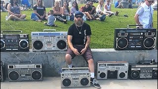 Vintage 80s Boombox Meets Venice Beach 2017 [upl. by Unders538]