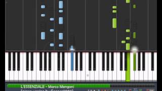 LESSENZIALE  Marco Mengoni Sanremo 2013 piano tutorial cover by quotgenper2009quot [upl. by Anaul206]