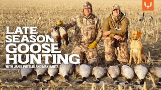 Late Season Goose Hunting with Janis Putelis [upl. by Irina]