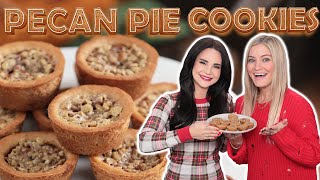 Pecan Pie COOKIES w iJustine  Day 11  12 Days of Cookies [upl. by Hgielrebma]