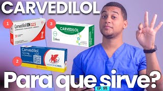 CARVEDILOL PARA QUE SIRVE  3 COSAS [upl. by Leyla]